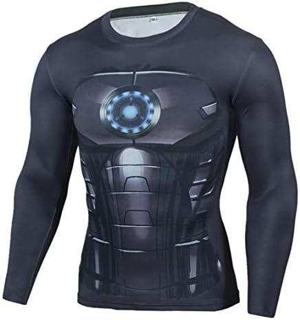 HIMIC E77C Super Hero Quick-Drying Elastic Sport Running T-Shirt