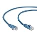 InstallerParts (10 Pack) Ethernet Cable CAT6 Cable UTP Booted 1 FT - Blue - Professional Series - 10Gigabit/Sec Network/High Speed Internet Cable, 550MHZ