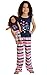 Girl and Doll Matching Outfit Clothes - Tank Top and Sweatpants Set for Girl & Doll - Size 6