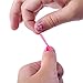 Hot Focus Scented Nail Art Kit- Emoji Girls Nail Kit Includes 12 Press on Nails, 3 Nail Polishes, 31 Nail Stickers and a Nail File – Non-Toxic Water Based Peel Off Nail Polish