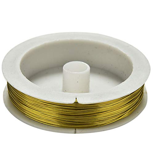 Iron Wreath - 40m Iron Craft Wire Diy Decorative Flowers Wreaths Package 0.5mm Spool Soft String Jewelry Metal - Supplies Binding Wire Data Artificial Dried Flowers Decor Wire Iron Wreath - Thumbnail 3