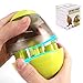 NOYAL Dog Food Dispenser Ball Toy, Fun and Interactive Roly-Poly Toy Ball for Small and Medium Dogs Cats Increase Attention, Tumbler Design Easy to Clean(Green)