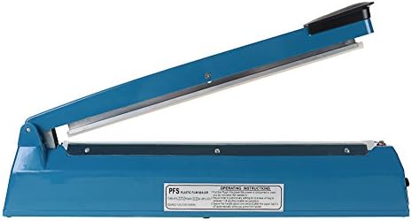 Plastic Bag Sealer 16" 400mm Impulse Manual Hand Sealer Heat Sealing Machine For PP and PE Plastic Bag
