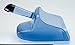 Rubbermaid Commercial Hand-Guard Ice Scoop, 74-Ounce, Transparent Blue, FG9F5000TBLUE