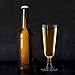 50 Plastic Champagne Flutes | 5.5 oz. Clear Hard Disposable Party & Wedding Cups | Premium Heavy Duty Fancy Champagne Flute (50-Pack) by Bloomingoods