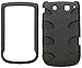 MyBat BB9800HPCSK040NP Rubberized Fishbone Protective Case for Blackberry Torch 9800 - 1 Pack - Retail Packaging - Black