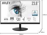 MSI PRO MP242 Monitor 24 Inch FHD IPS 75Hz HDMI VGA Eye Care Business Display view 16