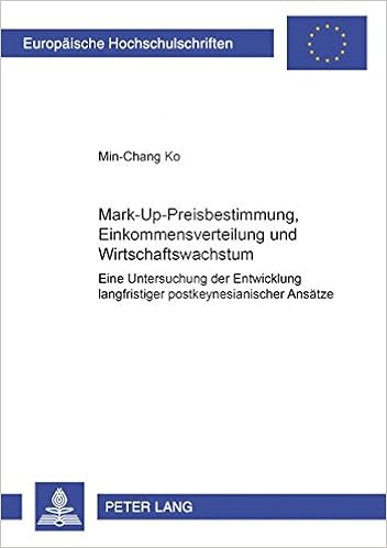 Mark Up Preisbestimmung Einkommensverteilung Und - 