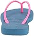 Havaianas Women's Slim Logo Pop-Up Flip Flop Sandal, Blue, 7/8 M US