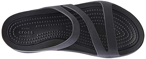Crocs Black Swiftwater Sandal for Women - Image 14