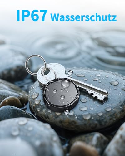 Tracker Android Smart Tag (Android Only) Key Finder Compatible with Google Find Hub App IP67 Tracker Tag Bluetooth KeyFinder for Suitcase/Luggage/Wallet