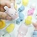 Mochi Squishy Toys, 22pcs Random Mini Cute Squishies Animals for Party Favors, Soft Kawaii Bear Cat Tiger Pig Panda Stress Reliever Anxiety Squeezables Fidget Hand Toys for Kids and Adults Gift.
