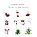 OMEM Christmas Aquarium Float Ball, Floating Snowman, Santa Claus, and Christmas Tree, Christmas Set, Aquarium Décor Ornaments (6 Pack)thumb 1