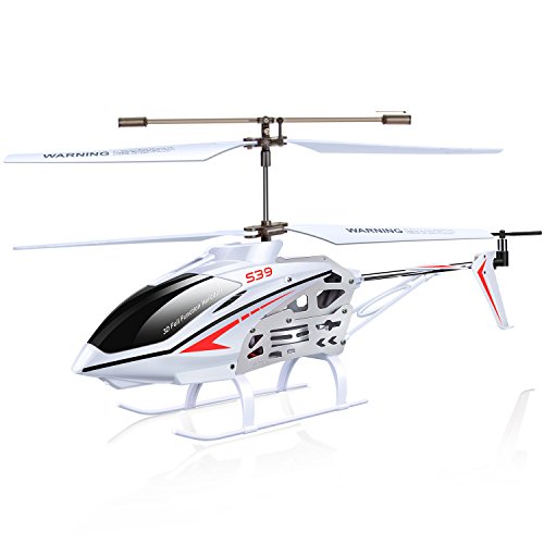 Syma S39 RC Helicopter with GYRO Toy Remote Control Helicopters 2.4G 3CH-White