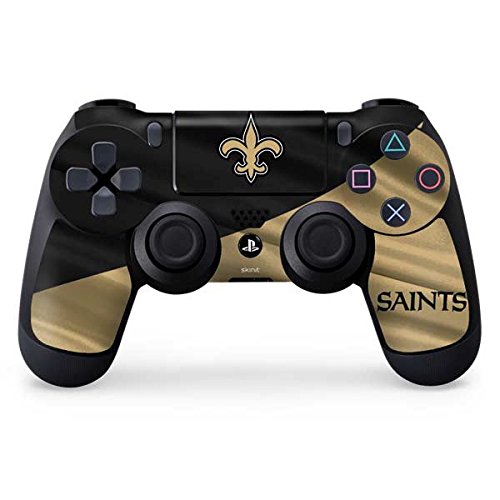 Skinit NFL New Orleans Saints PS4 Controller Skin - New Orleans Saints Design - Ultra Thin, Lightweight Vinyl Decal Protection Skinit NFL New Orleans Saints PS4 Controller Skin - New Orleans Saints Design - Ultra Thin, Lightweight Vinyl Decal Protection