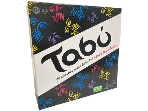 Juego Tabú Clásico - Juego de Adivinar Palabras para Adolescentes y Adultos a Partir de 13 Años- Juego de Mesa para Fiestas de Amigos de 4 o más Jugadores