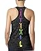 Women's Colorful Workout Lifting Fitness Moves Burnout or Tri Blend Tank Top
