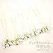 Aegenacess 5Pcs Wedding Hair Decorative Pins Side Set - Crystal Rhinestones Bridal Vine Clip Bridesmaids Gift Accessories for Bride Women (Gold Opal)