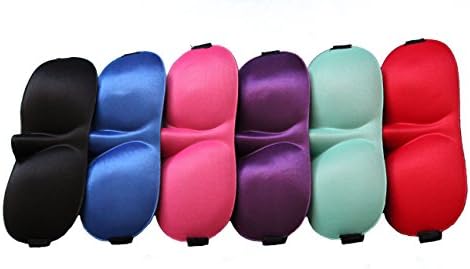Sleeping Eye Mask, Blind Fold/Nose Slope Design with Multi-color option/ Lightweight and ultra Soft for Men,women and children/ comfortable in all positions (Pink)