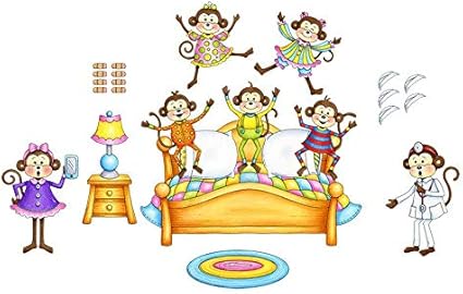 monkey jumping on the bed toy