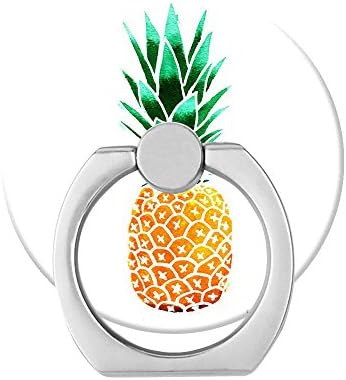 Cute Cell Phone Holders, 360°Rotation Finger Ring Phone Stand Mounts For Smartphones And Tablets, Colorful Pineapple Phone Ring Stand Mounts