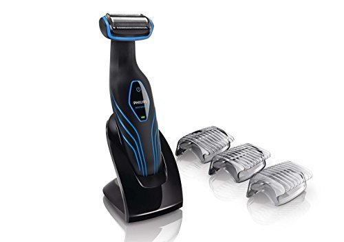 Norelco WATER RESISTANT Men's Cordless Body Groomer with Cordless Shaving Attachment & EXTRA Long Attachment