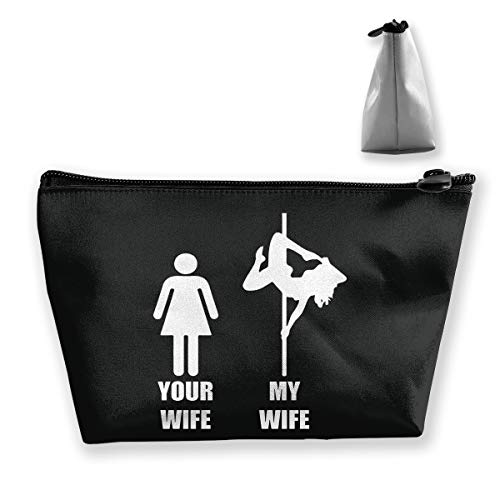 Create Magic - Pole Dancing Portable Travel Toiletry Pouch Waterproof Multi-Purpose Storage Tote Tools Canvas Bag Cosmetic Makeup Bags Zipper
