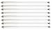 Sterl Lighting - 8 Pack, T5 Linear Tube Light, 14 Watt, 120 Volts, 980Lm, 21.61 Inch, 4100K Cool White, G5 Mini Bi-Pin Base, Replacement for Tube Linear Guard Fixtures, F14T5/CW