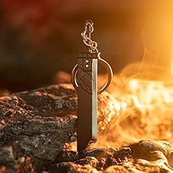 Evere FF7 Remake Keychain - 3.9 inch Key Charm Game