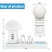 USB Charging Station for Multiple Devices- Fast Charging Dock Organizer with 3 USB Ports and 1 Qi Wireless Charging Pad for iPhone,Ipad, Samsung, Android Phone Tablet with Night Light