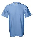 Enkalda Men's Premium Heavyweight T-Shirt Large Sky Blue