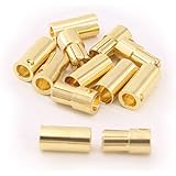 OliRC 6pairs 6.5mm Gold Plated Male and Female Bullet Banana Connectors Plugs for DIY RC Battery ESC Motor(C118-6)