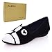 Cute Cartoon Ballet Loafers Slip-on Dressy Flats Girl's Women's Shoes Black Critter Cat Collocation Dog