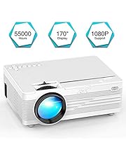 Mini Proiettore, YABER LED Proiettore 2600 Lumen Home Cinema Intrattenimento con 170" Display Video Projector 1080P Supportato, Compatible con Fire TV Stick, PS4, HDMI, VGA, TF, AV e USB