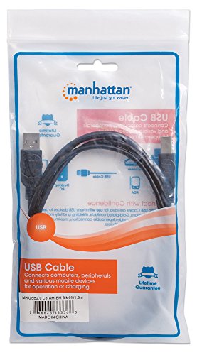 Manhattan USB2.0 Cable AM-BM 6-Feet/1.8m (333368)