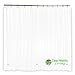 Clean Healthy Living Heavy Duty PEVA Frost Shower Curtain Liner with Magnets & Suction Cups - 70 X 72 in. Long