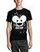 FEA Merchandising Men's Deadmau5 Burst Mau Logo Glow Lightweight T-Shirt