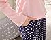 MyFav Big Girls Korean Fashion Pajama Set Lovely Elephant Sleepwear Pink Nighty
