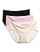 FaceRain Women's Seamless Underwear Super Soft Modal Cotton Brief Panties 3 Pack,Multi-1,X-Large