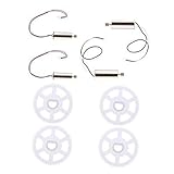 4pcs Original WLtoys V686G Part V686-15 V686-08 CCW and CW Motor with 4pcs Gear Wheel Set for JJRC/WLtoys V686G RC FPV Quadcopter