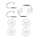 4pcs Original WLtoys V686G Part V686-15 V686-08 CCW and CW Motor with 4pcs Gear Wheel Set for JJRC/WLtoys V686G RC FPV Quadcopter