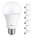 KINDEEP A19 60W Equivalent LED Light Bulb, Warm White 3000K, 9W 900 Lumens, CRI80+ 110V, E26 Base LED Bulbs Non-Dimmable, 270° Beam Angle 1-Pack