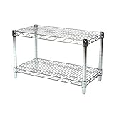 LJ Commercial Chrome Wire Unit 18 x 30-2 Shelf Unit