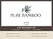 King Sheets by Pure Bamboo, Genuine 100% Organic Viscose Derived from Bamboo Bed Sheet Set, Luxuriously Soft & Cooling, Double Stitching, Lifetime Quality Promise (King, Silver Pearl)