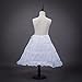 WINOMO Girls' Skirt Petticoat Half Slip Flower Girl Crinoline Skirt,White,Universal