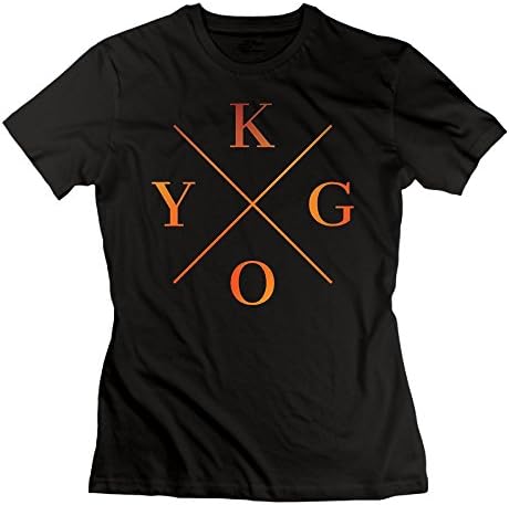 ZiWaeRzn Women's Kygo Cotton T Shirt Black M