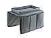 Mvchifay Sofa Remote Holder 5 Pockets Armrest Organizer Multi Layer Collapsible TV Control Organizer Bag Magazine Snacks Holders for Couch Bedside Hanging Storage (Gray)