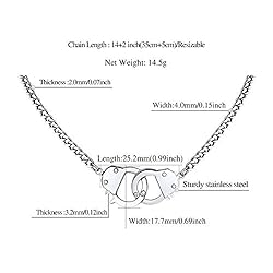 FindChic Customized Handcuff Choker Necklace for