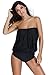 Aleumdr Women's 2PCS Bandeau Top Triangle Briefs Swimsuits(FBA)