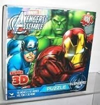 AVENGERS SUPER 3-D PUZZLE(3-in-1 pack)